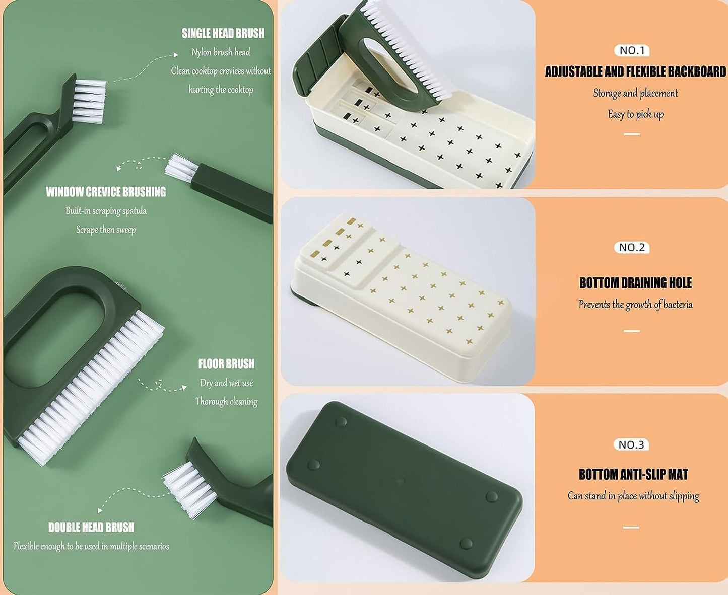 Household Gap Cleaner Brush Set