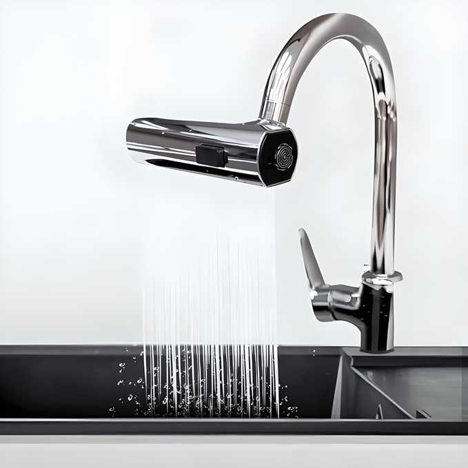 Rotating Kitchen Tap Extension