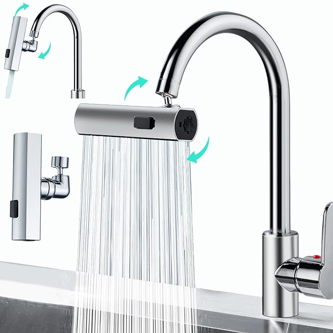 Rotating Kitchen Tap Extension